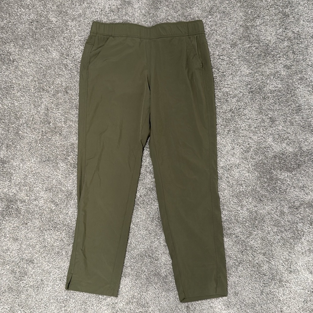 Women’s Eddie Bauer Travel Pants, medium, Olive Green Pants